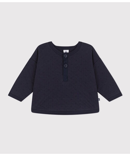PETIT BATEAU（プチバトー） トレーナー チュビックキルティングプル 
