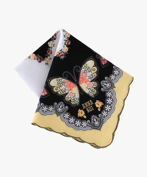 ANNA SUI（アナスイ） ハンカチ バタフライ 大判サイズプリント
