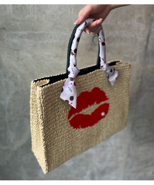 a-jolie かごバッグ カゴバッグ 「a-jolie/アジョリー」LIP
