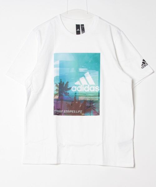 adidas tシャツ Tシャツ アディダス M PALM TREE メンズ