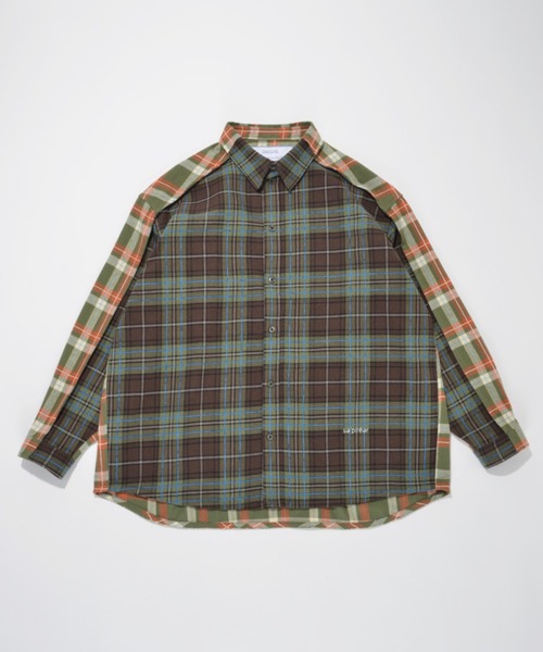 SUPERTHANKS（スーパーサンクス） シャツ チェック コンビネーション