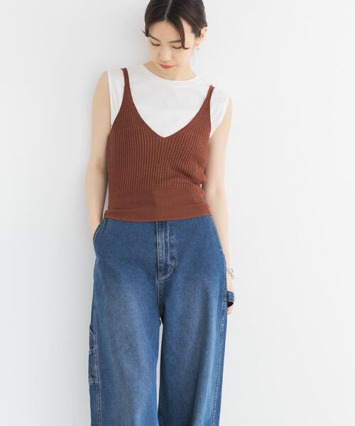 URBAN RESEARCH キャミソール ニットキャミソール : ZOZOTOWN Yahoo!店