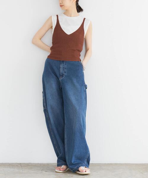 URBAN RESEARCH キャミソール ニットキャミソール : ZOZOTOWN