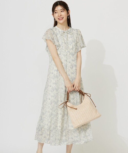 新品タグ付き★any SiS 【洗える】ミニフラワープリント ワンピース 洗える】ミニフラワープリント ワンピース / any SiS