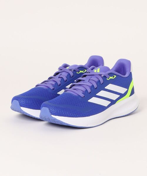 スニーカー 「adidas」CORE FAITO 5.0 J キッズ ブラック ホワイト