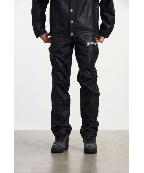 SUPPLIER パンツ パンツ｜MONOGRAM LEATHER PANTS｜SUPPLIER