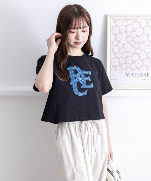 tシャツ 大人の新アイテム！今買い足すロゴニットキレカジコーデ集 レディース Ehre style tシャツ 大人の新アイテム！今買い足すロゴニット