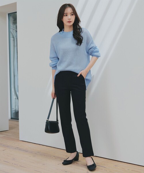 Tiaclasse ニット セーター シアープルオーバーニット レディース