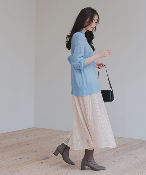 Tiaclasse ニット セーター シアープルオーバーニット レディース