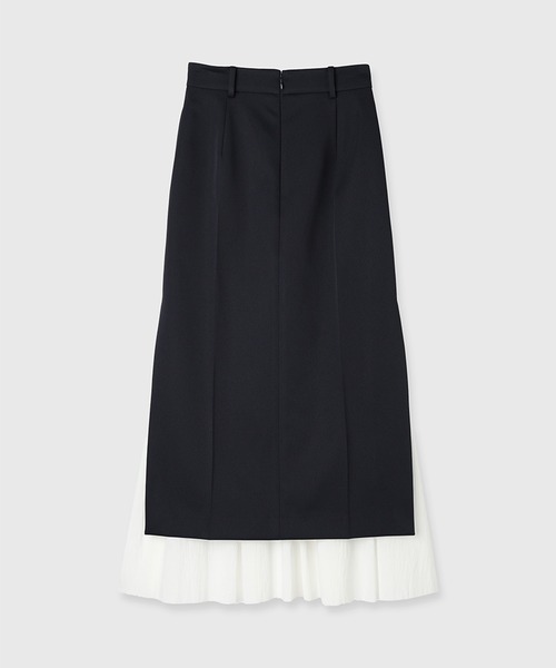 anuans（アニュアンス） スカート レイヤードアシメスリットスカート