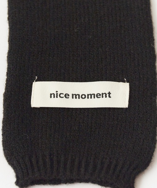 ROOP TOKYO アームカバー タグ ロゴ カラーニット アームウォーマー