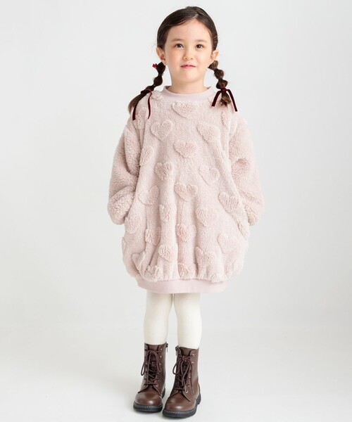 branshes（ブランシェス） ワンピース ボアワンピース キッズ 子供服