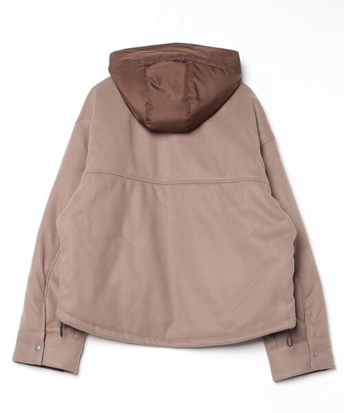 シーセム melton nylon docking hoodie jacket シーセム melton nylon docking hoodie jacket