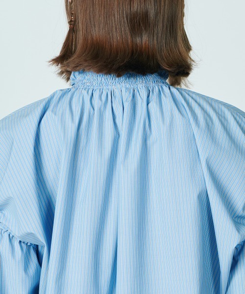 DOUBLE STANDARD CLOTHING フリル リボンタイ ブラウス DSC / フリルネックリボンデザインブラウス（WEB限定） TOPS