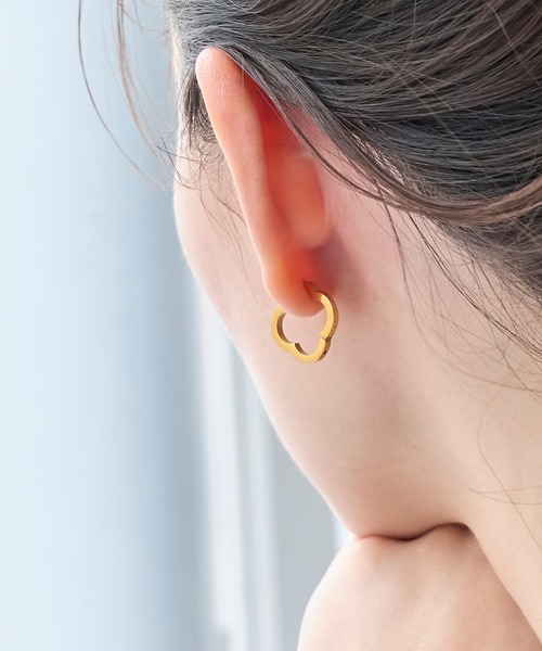 【SYDNEY EVAN】シングルピアス 純金製スモールハギーフープ SYDNEY EVAN】ペアピアス 純金製スモールハギーフープ (Sydney