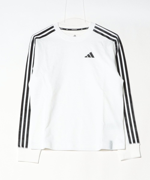 アディダス 長袖 Sサイズ レディース Tシャツ カットソー 3ストライプ 白 adidas Originals - アディダス Sサイズ 長袖 Tシャツ スリー