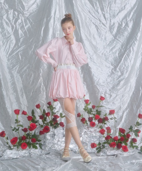 monepine スカート balloon layered skirt/バルーンレイヤード