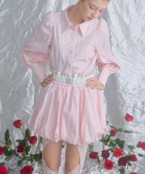 monepine スカート balloon layered skirt/バルーンレイヤードスカート