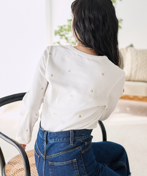 tシャツ ミニデイジー刺繍 ロンT レディース | FREAK'S STORE | 05