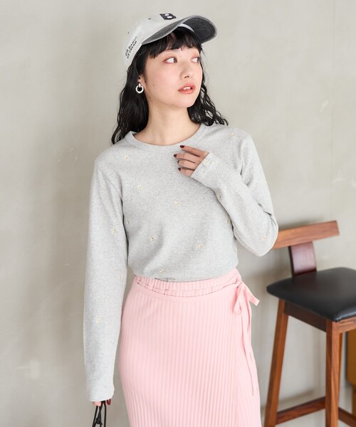 tシャツ ミニデイジー刺繍 ロンT レディース | FREAK'S STORE | 13