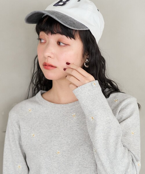 tシャツ ミニデイジー刺繍 ロンT レディース | FREAK'S STORE | 16