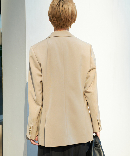 plage ジャケット テーラードジャケット Twill W Breasted
