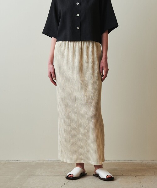 【Steven Alan】スカート　フリーサイズ STEVEN ALAN スカート 「Steven Alan」ジグザグ プリント