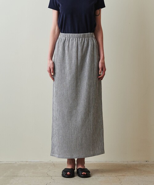 STEVEN ALAN スカート 「Steven Alan」クレープ チェック