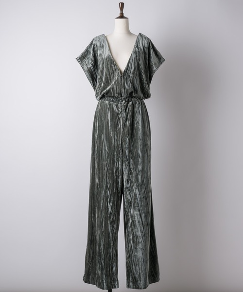 「LA BELLE ETUDE」 オーバーオール 0 グリーン レディース_画像6