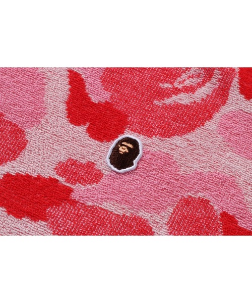 A BATHING APE ポロシャツ ABC CAMO PILE JACQUARD RELAXED FIT