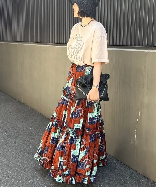 【美品】LAURA DI MAGGIO サークルハンドルショルダーバッグ LAURA DI MAGGIO（ローラディマッジオ）の「(LAURA DI MAGGIO