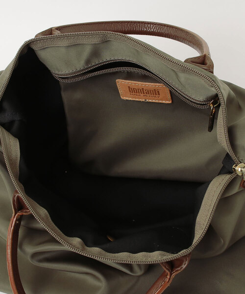 【美品】bonfanti ボンファンティ　2wayバッグ　カーキ　ボストンバッグ BONFANTI 「BONFANTI」 2WAYバッグ ONE SIZE カーキ レディース