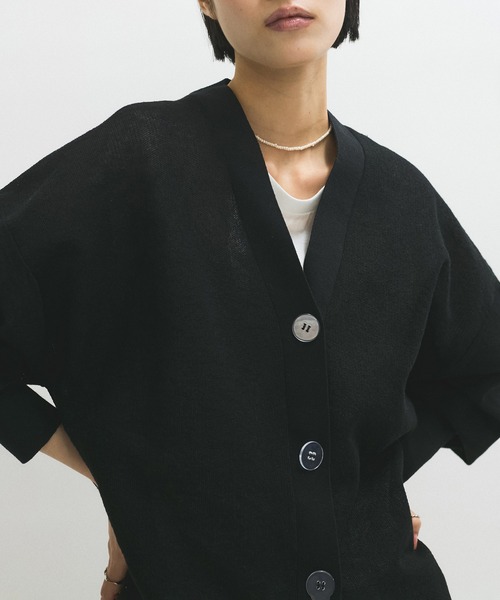 ADAM ET ROPÉ FEMME JACQUARDカーディガン ADAM ET ROPE' カーディガン JACQUARDカーディガン レディース