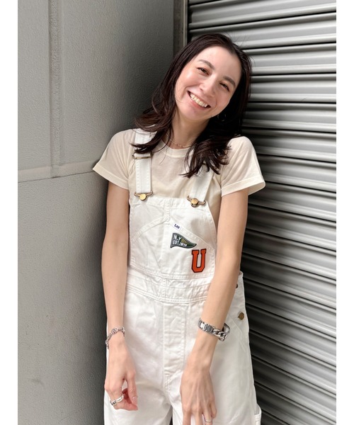 Lee（リー） オールインワン Lee別注 ワッペンデザインデニム