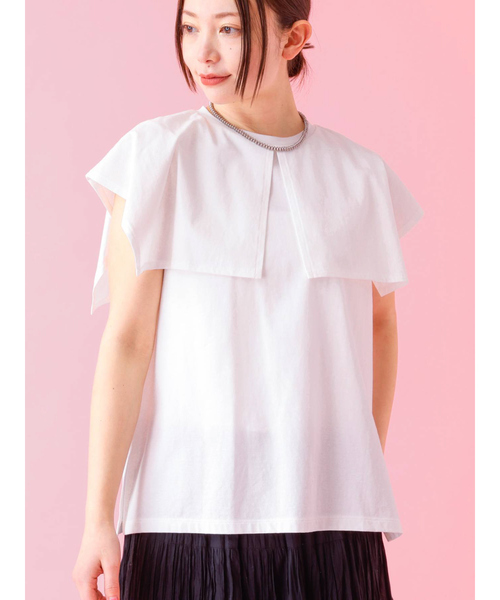 tシャツ 「Le Melange/ル・メランジュ」レイヤードデザインT/接触冷感「WEB限定」 レディース