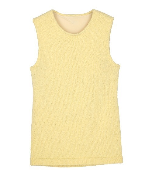 ✨web完売商品✨【amerivintage】2025SS プリプリタンクトップ Ameri（アメリ） タンクトップ ノースリーブ 25SS USEFUL CUP KNIT