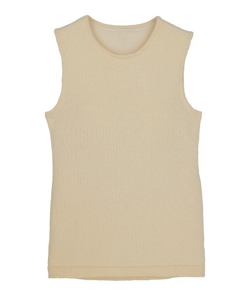 Ameri（アメリ） タンクトップ ノースリーブ 25SS USEFUL CUP KNIT