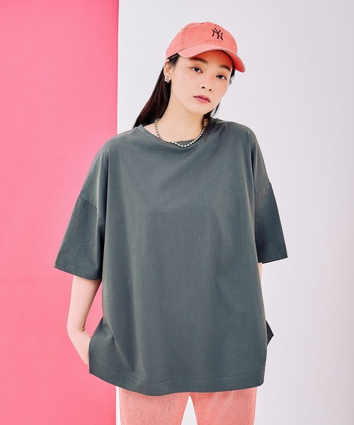 LEPSIM tシャツ バックタックチュニック 290291 レディース
