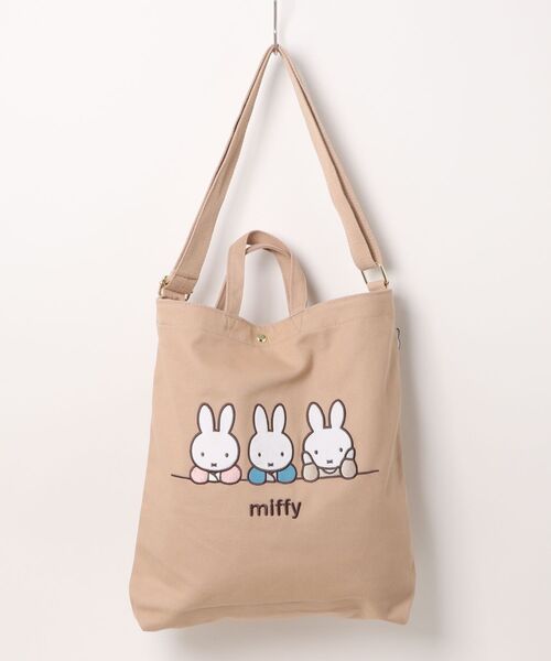 Miffy ショルダーバッグ バッグ 「miffy/ミッフィー」 2way刺繍