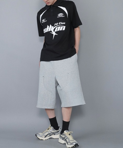 SPINNS（スピンズ） パンツ スウェットハーフパンツ/ダブルニー