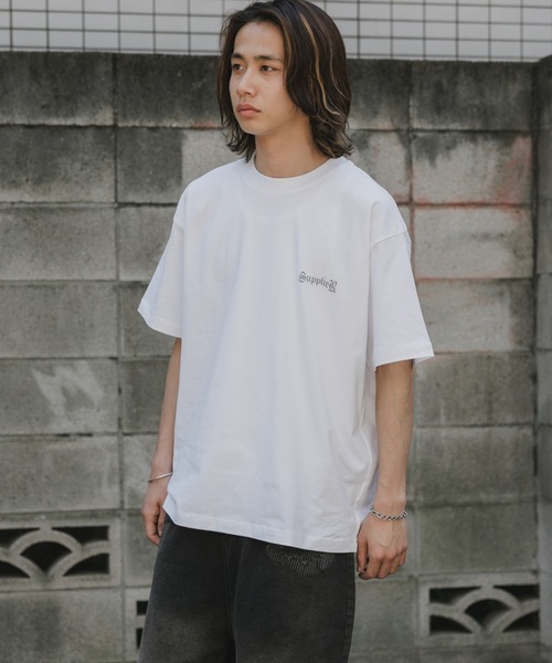 SupplieR ホワイト Tシャツ Sロゴ SUPPLIER tシャツ SUPPLIER/サプライヤー Vintage Wash Various