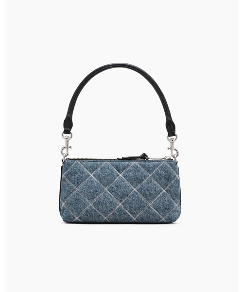 MARC JACOBS 財布 THE QUILTED DENIM SNAPSHOT POCHETTE/ザ