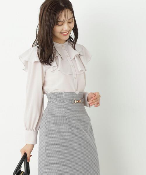 [PROPORTION BODY DRESSING] длинный рукав блуза SMALL бежевый женский 