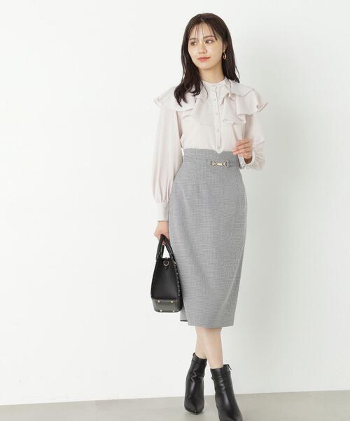 [PROPORTION BODY DRESSING] длинный рукав блуза SMALL бежевый женский 