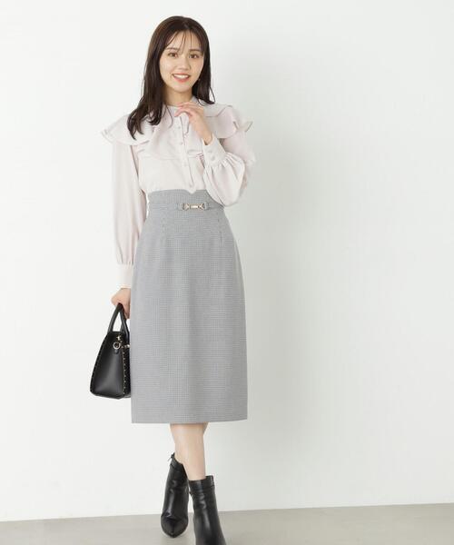 [PROPORTION BODY DRESSING] длинный рукав блуза SMALL бежевый женский 