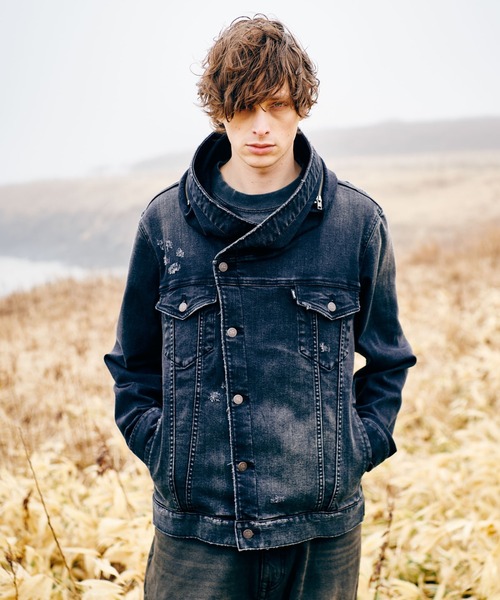 glamb キャロルデニムジャケット新品ブラック glamb デニムジャケット gジャン Carol Denim Jacket / キャロル