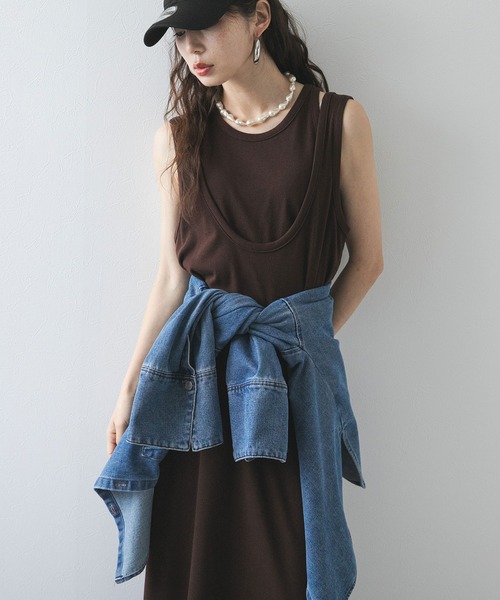 merry jennyクロシェティアードキャミワンピース 13thアニバーサリー