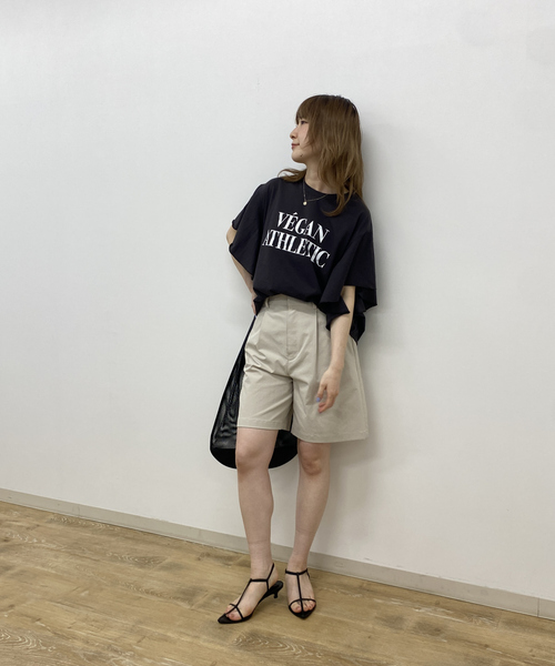 MICA & DEAL フリルスリーブTシャツ ネイビー MICA & DEAL フリルスリーブTシャツ ネイビー MICA&DEAL tシャツ