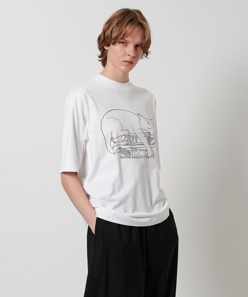 tシャツ 「UNISEX」スリーピーキャットTシャツ レディース メンズ LOEFF tシャツ 「LOEFF」スリーピング キャット Tシャツ UNISEX