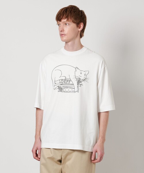 LOEFF tシャツ 「LOEFF」スリーピング キャット Tシャツ UNISEX